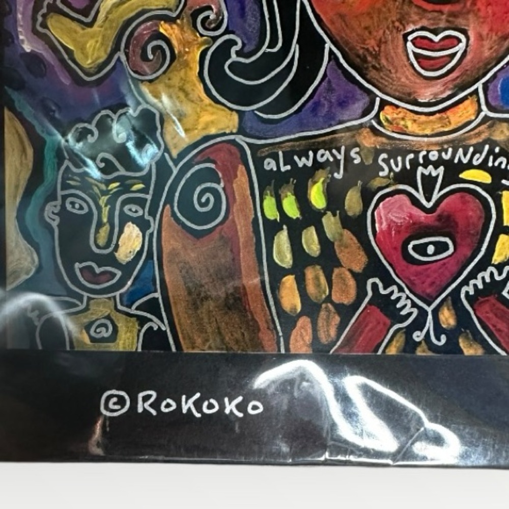 Family is a Place of Love” by Rokoko – 10x10 Square Reproduction Art Print - Picture 5 of 8